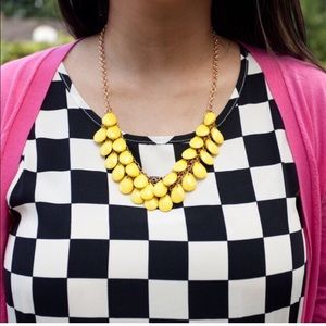 Buy 2 get 1 free yellow teardrop necklace